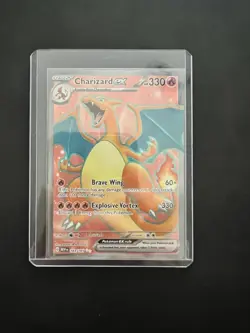 Pokemon TCG Charizard EX 183/165 Scarlet & Violet 151 Card - Image 1