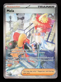 Mela 254/182 Special Illustration Rare Paradox Rift Pokemon Card - Image 1