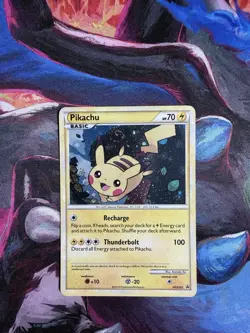Pokemon Pikachu Holo SWIRL HGSS Promos HGSS03 LP - Image 1