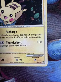 Pokemon Pikachu Holo SWIRL HGSS Promos HGSS03 LP - Image 5
