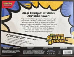Pokemon TCG Mega Evolution Ascended Heroes Mega Feraligatr ex Box Factory Sealed - Image 2
