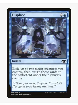 MTG Displace #55 Eldritch Moon (EMN) Magic Card In Protective Sleeve - Image 1
