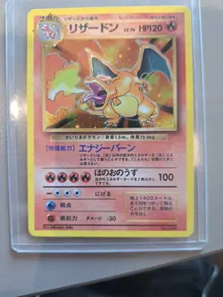 1996 Pokemon Charizard Base Set Rare Holo Japanese #006 - Image 4