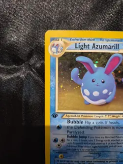 Pokemon 1st Edition Light Azumarill 13/105 Neo Destiny Holo - Image 2