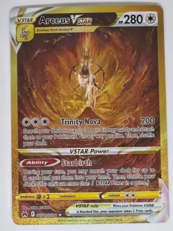Arceus VSTAR GG70/GG70 SEC Pokemon Crown Zenith Galarian Gallery NM - Image 1