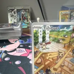 Pokemon Timburr Illustration Rare 183/167 Sv06 Twilight Masquerade Holo 80HP - Image 3