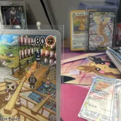 Pokemon Timburr Illustration Rare 183/167 Sv06 Twilight Masquerade Holo 80HP - Image 4