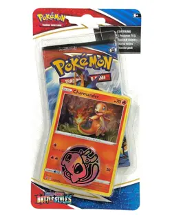 Pokemon Sword & Shield Battle Styles Charmander Promo Pack Card Coin TCG New - Image 1