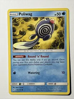 Pokemon TCG Unbroken Bonds Poliwag 36/214 Common - Image 2
