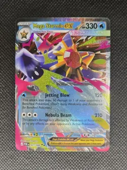 Mega Starmie ex 021/088 ME03 Perfect Order Holo Double Rare Pokemon NM - Image 3