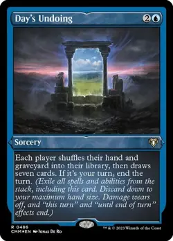Day's Undoing - Foil Etched CM NM MTG - Image 1