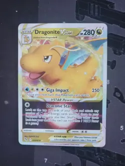 Dragonite VSTAR Ultra Rare Pokemon GO 050/078 HP/DMG - Image 1