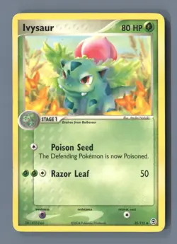 Ivysaur 35/112 Uncommon FireRed & LeafGreen Pokemon Near Mint - Image 1
