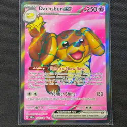 Dachsbun ex - 160/142 - Ultra Rare - Stellar Crown - Pokemon Card - NM/M - Image 1