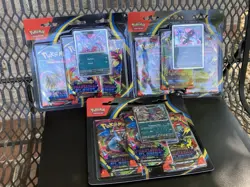 3x Blisters (9 Total Packs) Phantasmal Flames Booster Pokemon 3 pack blister - Image 1