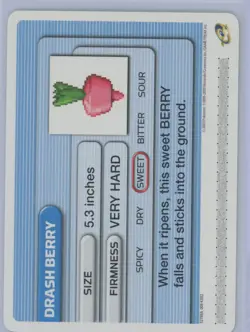 2003 Pokemon e-Reader Battle e-Card Drash Berry - Image 2