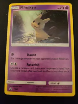 Mimikyu Pokemon Sun & Moon Black Star Promo SM29 - Image 1