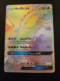 Ho-oh GX Pokemon Sun & Moon Black Star Promo SM80 - Image 1