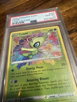 Celebi Vivid Voltage 2020 Pokemon TCG Card #009/185 PSA 10 - Image 1
