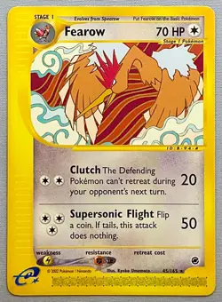 Pokemon Fearow #45/165 Non-Holo Rare - 2002 Expedition Base Set - NM to Mint! - Image 1