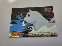 Topps Pokemon #16 A Call to Arms, Raised Holo/Foil, Mewtwo Strikes Back, NM - Image 1