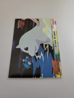 Topps Pokemon #16 A Call to Arms, Raised Holo/Foil, Mewtwo Strikes Back, NM - Image 2