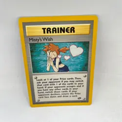 Misty's Wish 108/132 Rare Gym Challenge Pokemon Moderately Played - Image 1