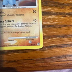 Pokemon Lucario Holo Rare 6/130 Diamond & Pearl Stage MP/HP - Stratch - Image 4