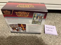 Pokemon TCG Obsidian Flames Pokemon Center Elite Trainer Box ETB Sealed - Image 5