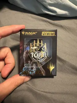MTG Magic the Gathering RCQ Top 8 Pin - Teferi Pinfinity New in Box - Image 1