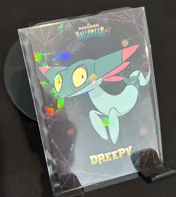 Rare Pokemon Halloween Full Art Dreepy Card Database Low Pop Card 🎃 - Image 1