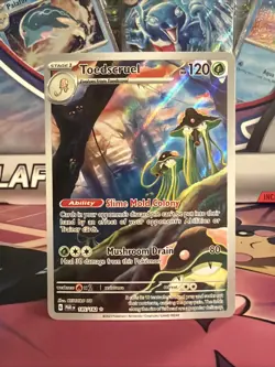 Toedscruel 185/182 Illustration Rare Paradox Rift Pokemon NM - Image 1