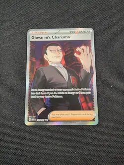Giovanni's Charisma SR 197/165 SV Pokemon Tcg 151 Set English NM/M+ - Image 1