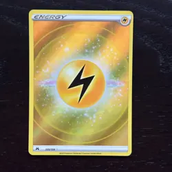 Lightning Energy 155/159 Pokemon Crown Zenith Texture Full Art Ultra Rare NM - Image 1