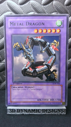 | Yugioh Metal Dragon LOB-102 1st ED Rare The Legend Of Blue Eyes PL 🔥 | - Image 1