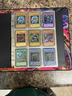 Yugioh Card binder Collection with vintage cards 300+ cards - Image 1