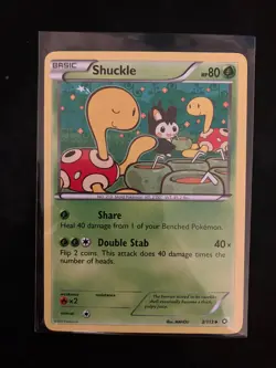 Pokemon Card Shuckle 3/113 Legendary Treasures - Image 1