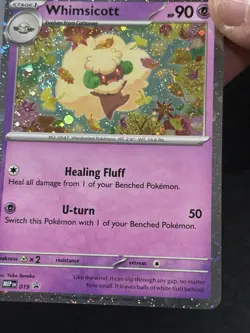 Whimsicott With 2 Maybe 3 Swirls !!! Black Star Promo Cosmos Pokemon Card Mint - Image 5