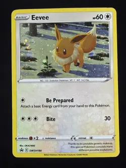 Eevee - Holo Promo SWSH: Sword & Shield Promo Cards SWSH190 DMG - Image 1