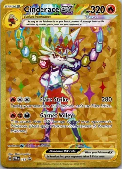Cinderace ex Promo SV: Scarlet & Violet Promo Cards 163 NM - Image 1