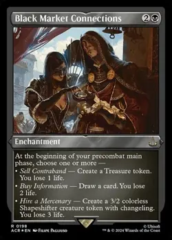 Black Market Connections - Foil Etched Assassin's Creed NM MTG - Image 1