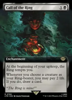 Call of the Ring - Surge Foil Extended Art LTR NM MTG - Image 1