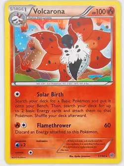 Volcarona 17/98 Pokemon Holo XY Ancient Origins MP - Image 1