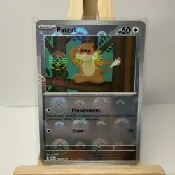 Patrat 72/86 White Flare Pokeball Holo Pokemon TCG - Image 1
