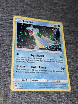 Pokemon TCG Lapras 💦 McDonalds 2019 5/12 Holo HP - Image 1
