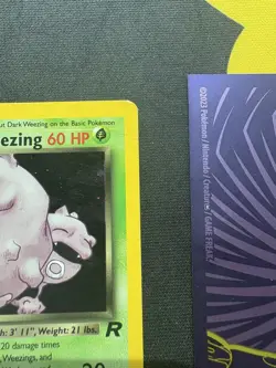 Pokemon Card Dark Weezing 14/82 Holo Rare Team Rocket 007🔥MP🔥 - Image 2