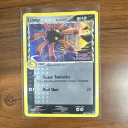 Pokemon Lileep Delta Species Reverse Holo EX Holon Phantoms 68/110 - Image 1