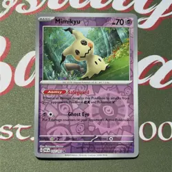 Mimikyu (Reverse Foil) 037/091 - Rare - S&V Paldean Fates - Pokemon Pack Fresh - Image 1