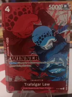 Trafalgar Law (Winner Pack Vol. 7) P-017 One Piece Promotion Cards Foil LP - Image 1