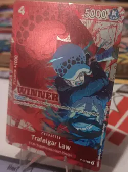 Trafalgar Law (Winner Pack Vol. 7) P-017 One Piece Promotion Cards Foil LP - Image 2